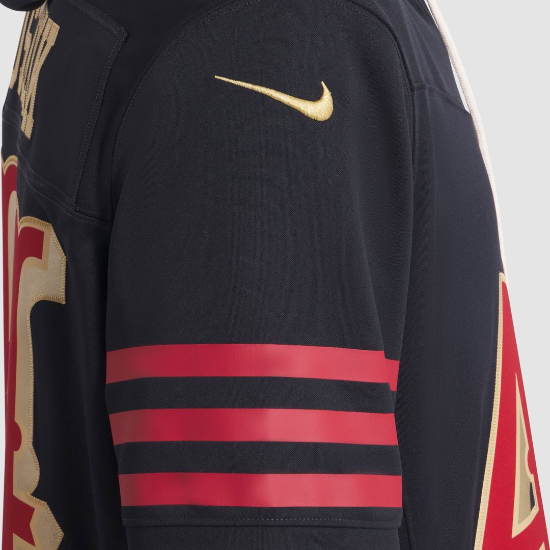 Men's San Francisco 49ers Kyle Juszczyk Nike Black product image 9