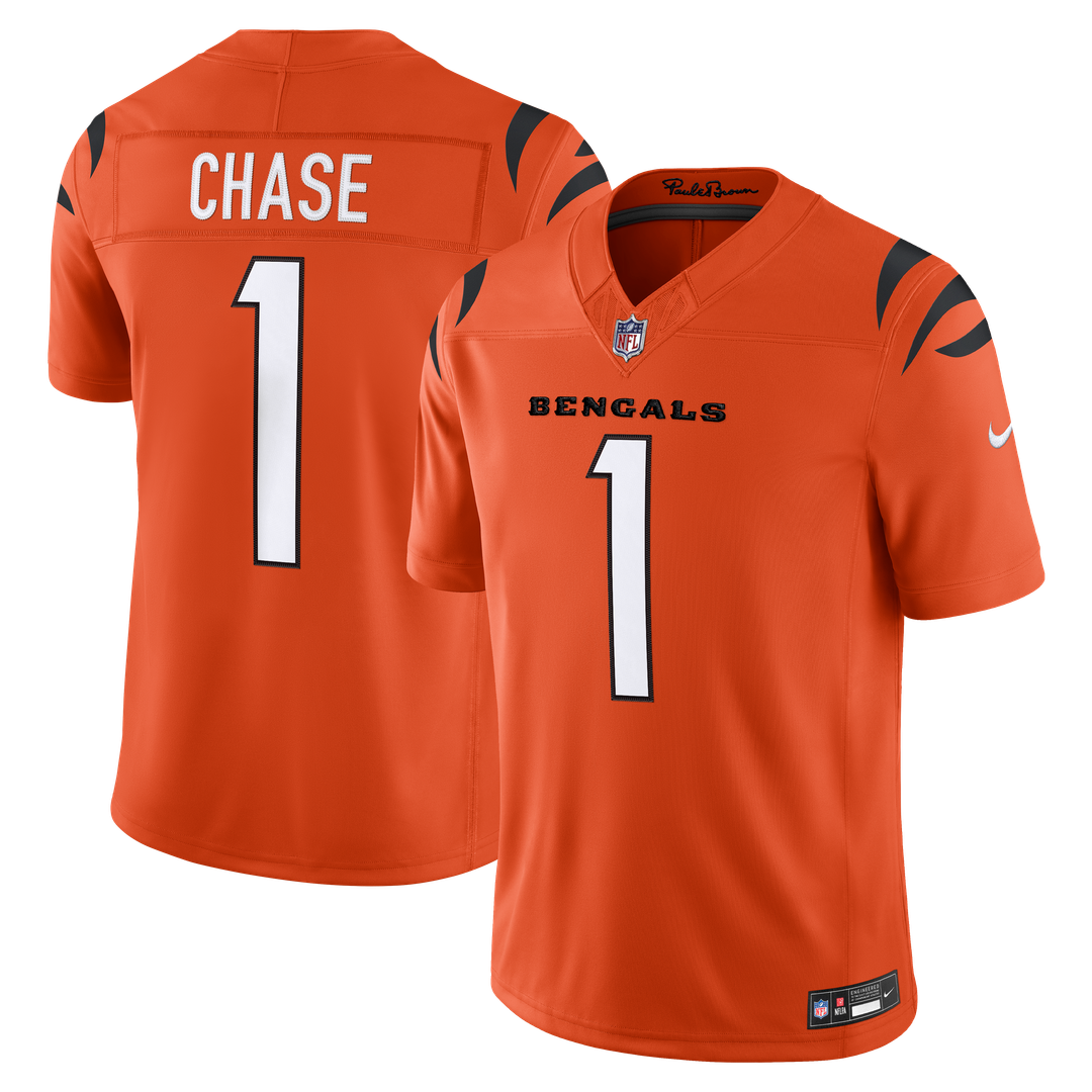 Men's Cincinnati Bengals Ja'Marr Chase Nike White Vapor product image 10