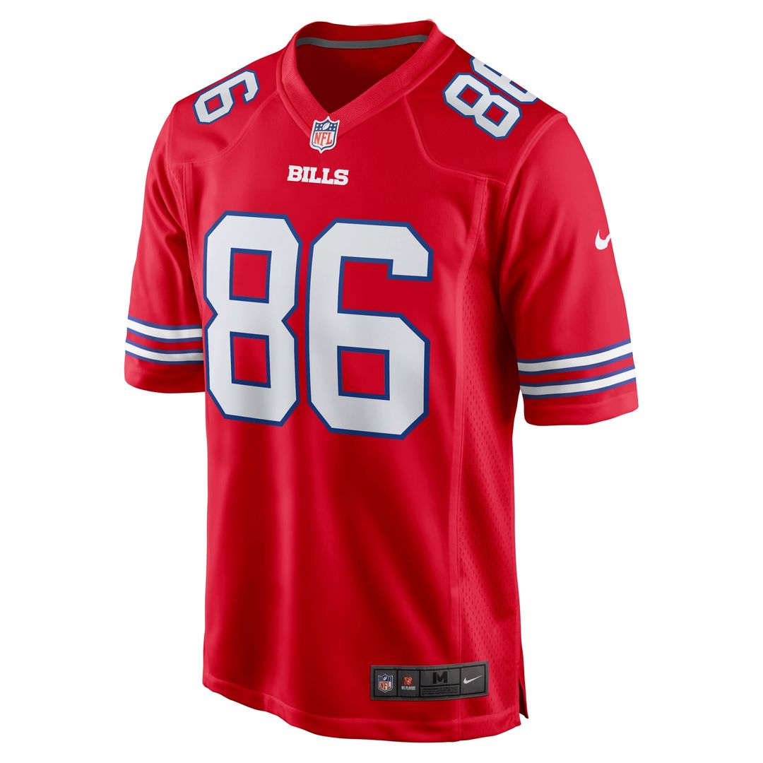Men's Buffalo Bills Dalton Kincaid Nike Red Alternate Game product image 8