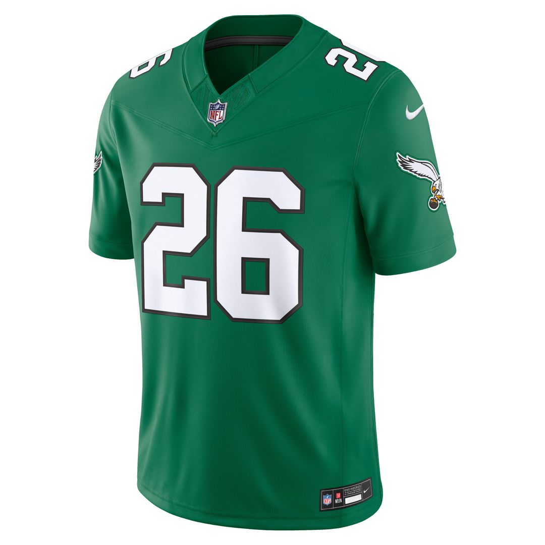 Men's Philadelphia Eagles Saquon Barkley Nike White Vapor product image 28