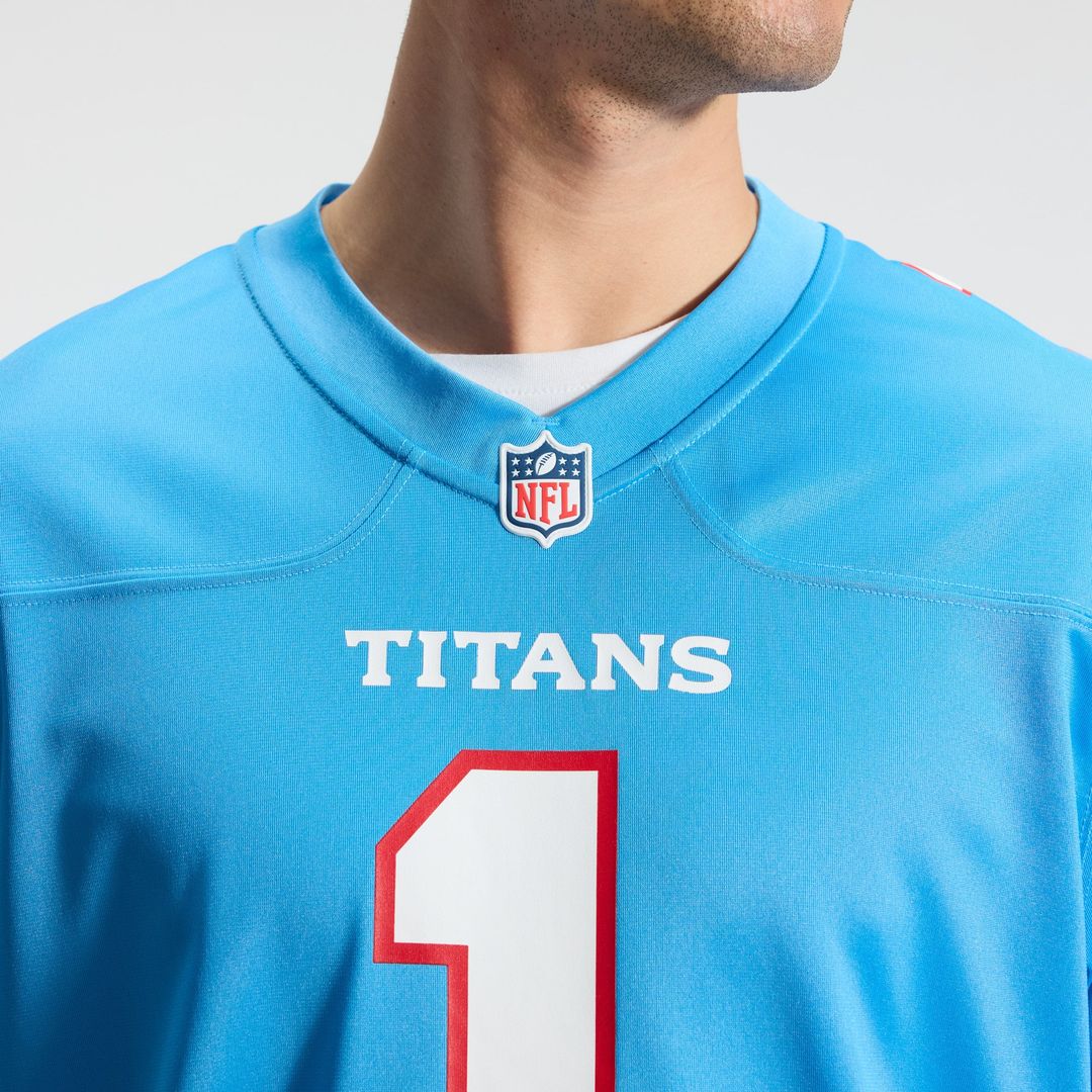 Men's Tennessee Titans Cameron Ward Nike Light Blue Game product image 22