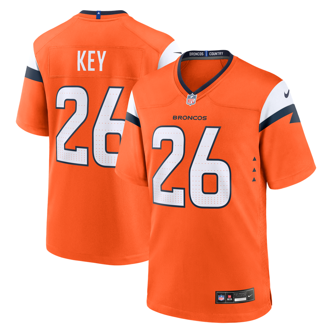 Men's Denver Broncos Devon Key Nike Orange Team Game Jersey product image 1