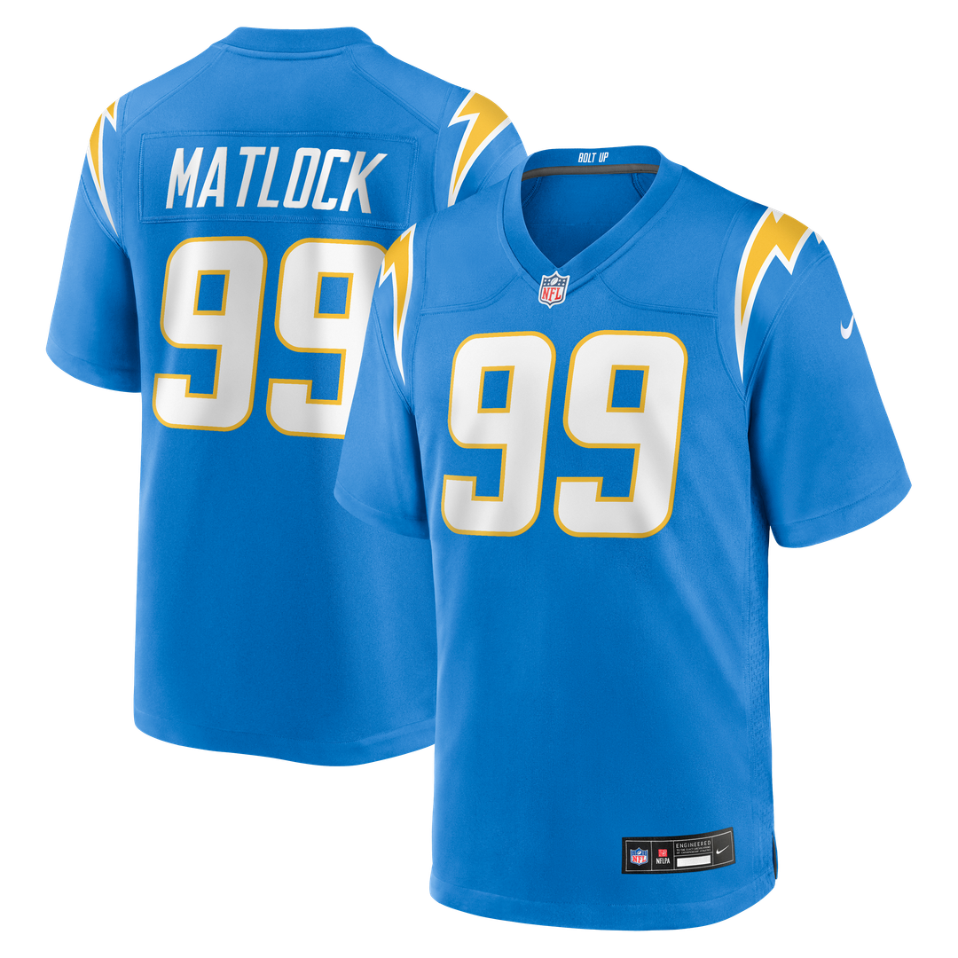 Men's Los Angeles Chargers Scott Matlock Nike Powder Blue product image 1
