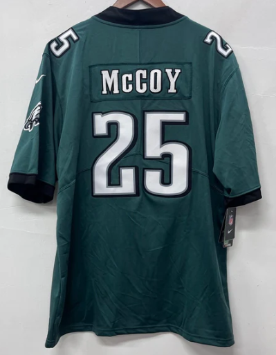 LeSean McCoy Philadelphia Eagles Official NFL Nike Jersey product image 1, provided for visual reference and product detail