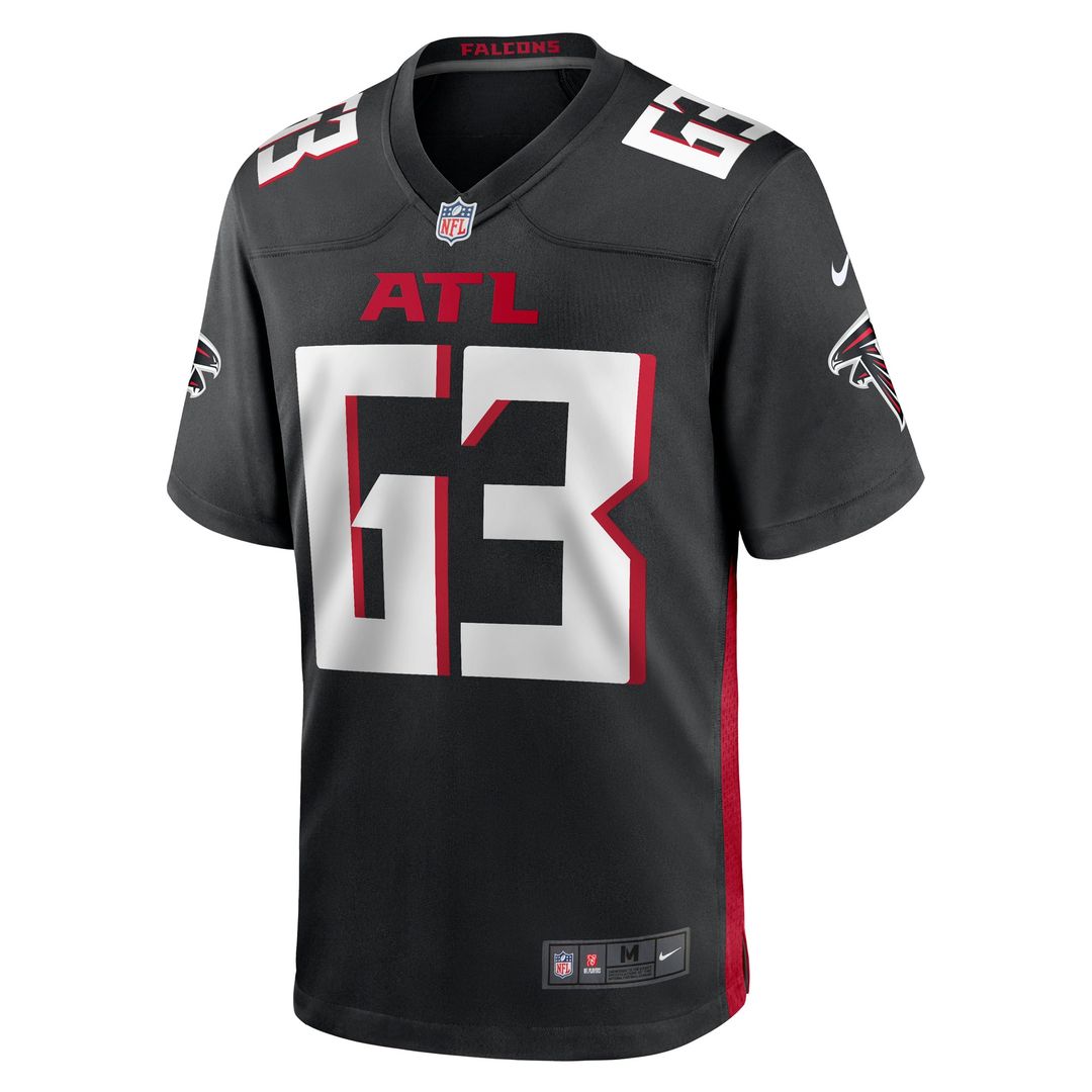 Men's Atlanta Falcons Chris Lindstrom Nike Black Team Game product image 2