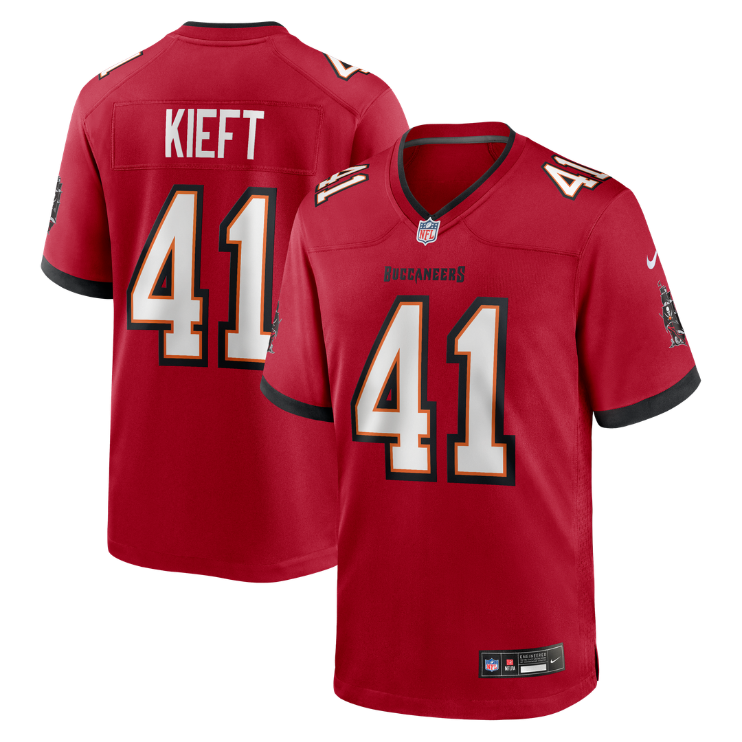 Men's Tampa Bay Buccaneers Ko Kieft Nike Red Game Player product image 1