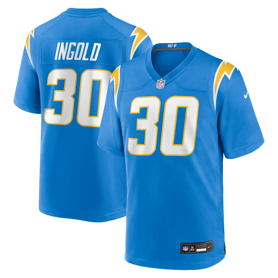 Men's Los Angeles Chargers Alec Ingold Nike Powder Blue product image 1