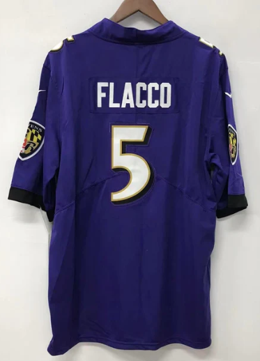 Joe Flacco Baltimore Ravens Official NFL Jersey Nike product image 2, provided for visual reference and product detail review