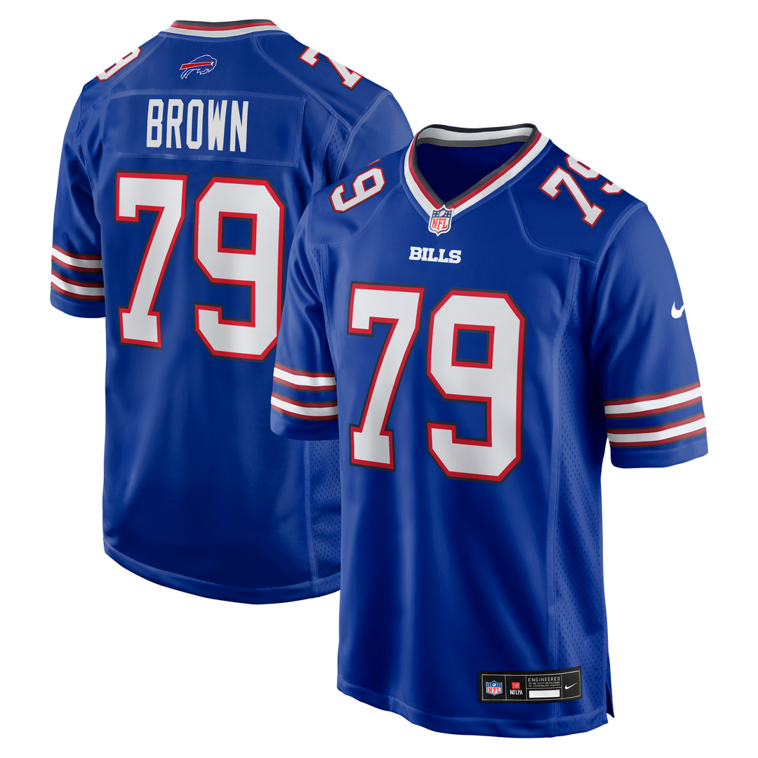 Men's Buffalo Bills Ruben Brown Nike Royal Game Retired product image 1
