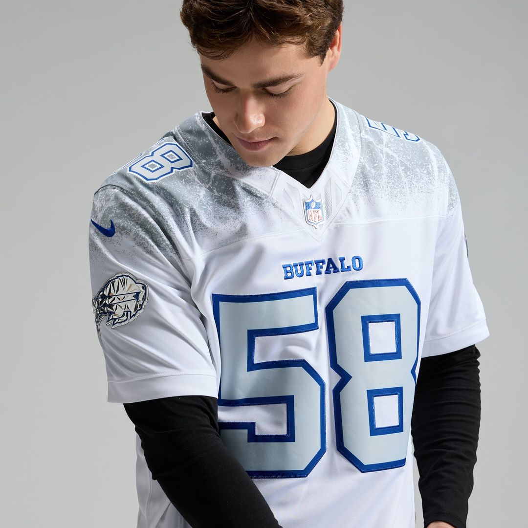 Men's Buffalo Bills Matt Milano Nike White Rivalries product image 7