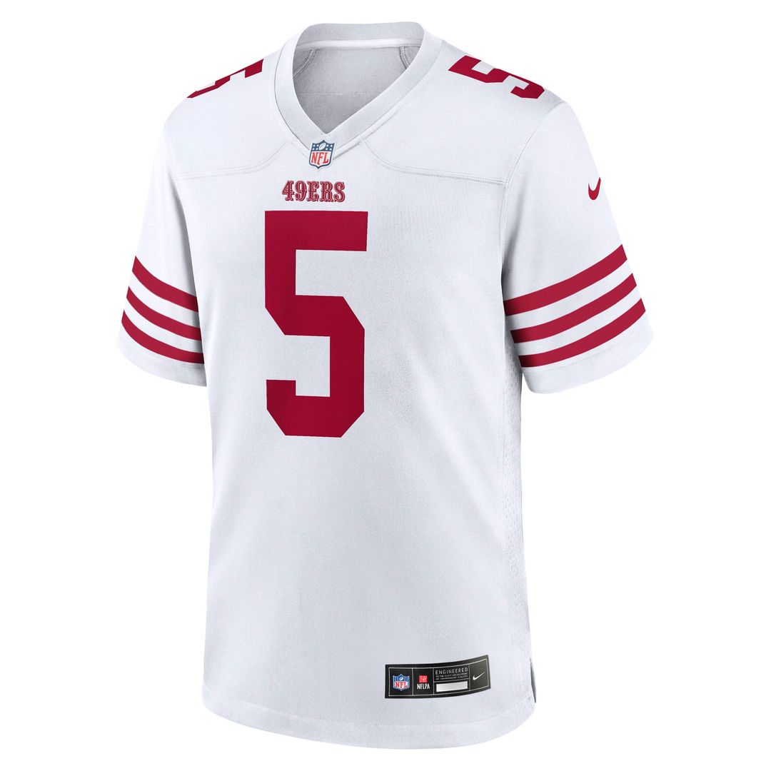 Men's San Francisco 49ers Mike Evans Nike White Game Jersey product image 2