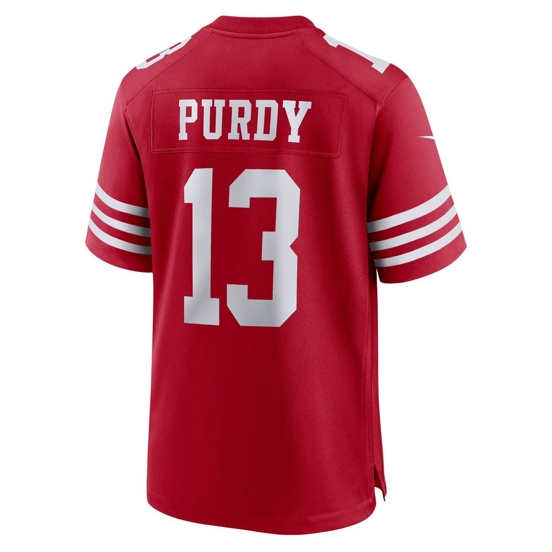 Men's San Francisco 49ers Brock Purdy Nike White Game product image 9