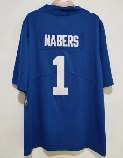 Malik Nabers New York Giants Jersey Classic Authentics product image 1, provided for visual reference and product detail