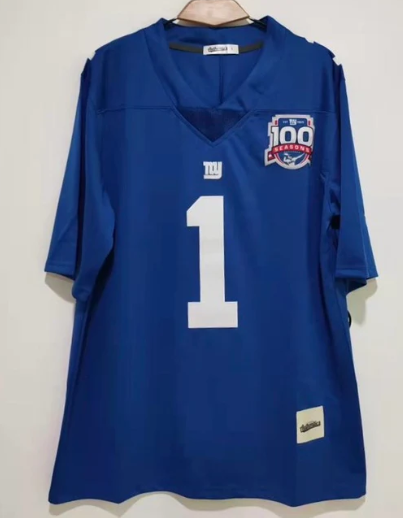 Malik Nabers New York Giants Jersey Classic Authentics product image 2, provided for visual reference and product detail