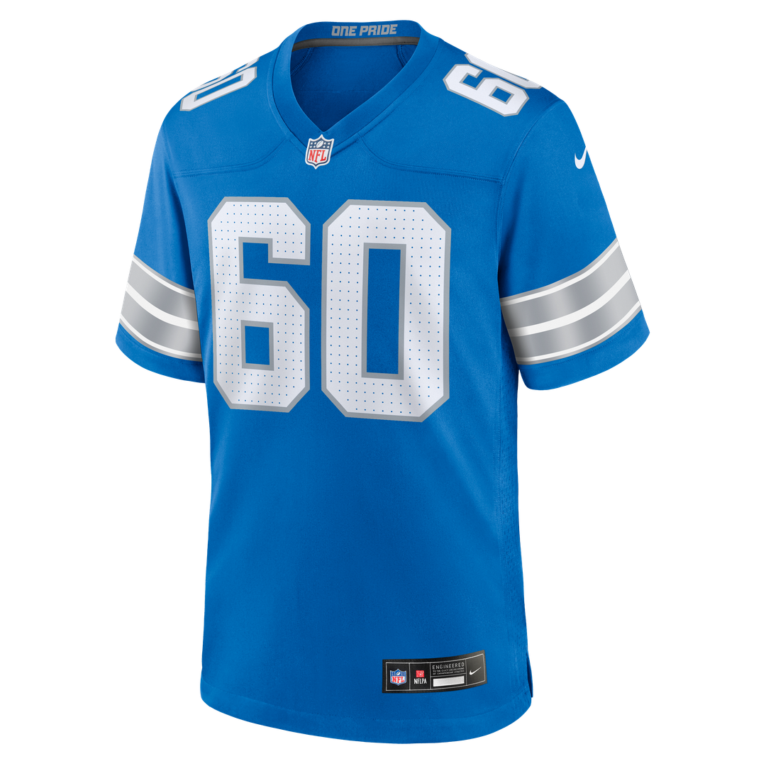 Men's Detroit Lions Graham Glasgow Nike Blue Team Game product image 2