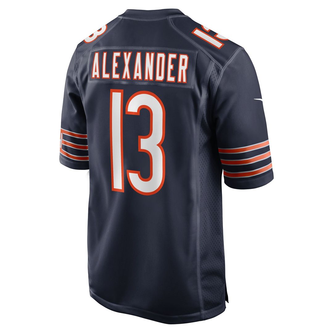 Men's Chicago Bears Maurice Alexander Nike Navy Team Game product image 3