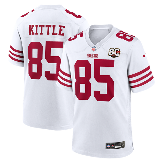 Men's San Francisco 49ers George Kittle Nike White 80th product image 1