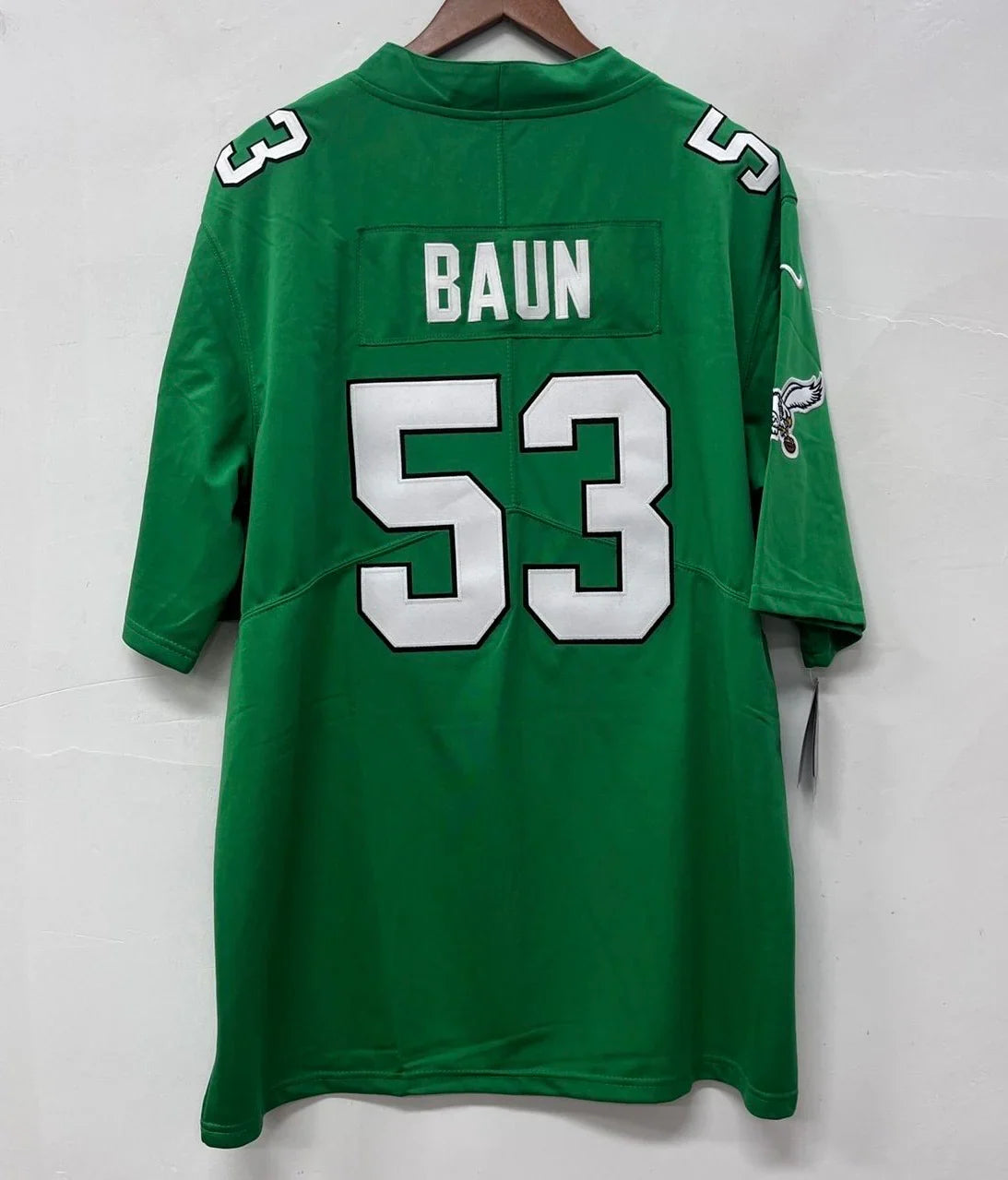 Zack Baun Philadelphia Eagles Official Nike NFL Jersey product image 1, provided for visual reference and product detail