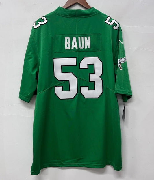 Zack Baun Philadelphia Eagles Official Nike NFL Jersey product image 1, provided for visual reference and product detail