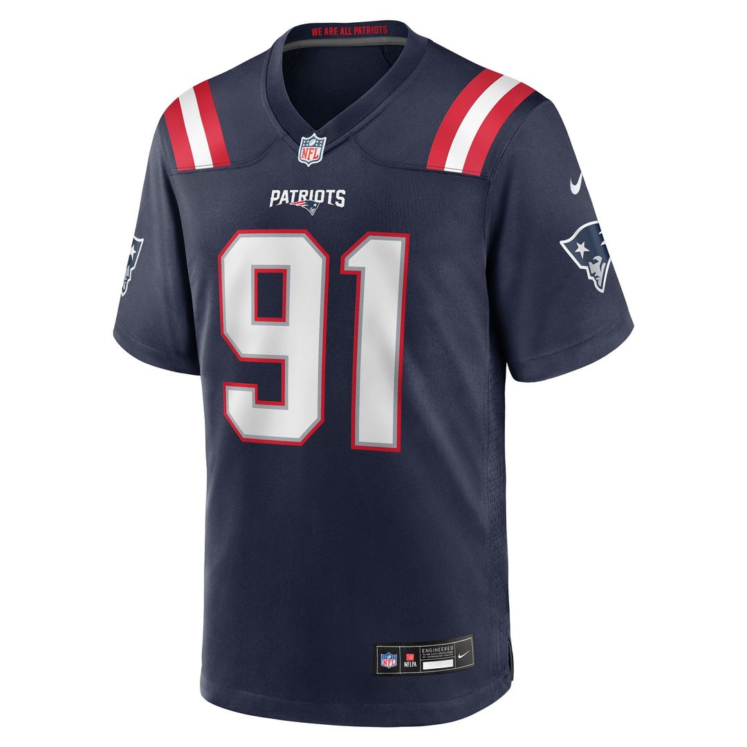 Men's New England Patriots Elijah Ponder Nike Navy Team product image 2