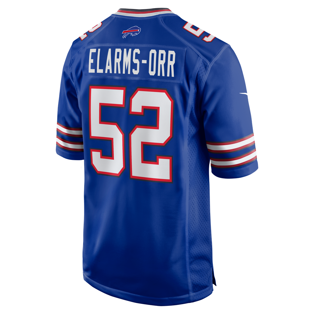 Men's Buffalo Bills Kaleb Elarms-Orr Nike Royal Team Game product image 5