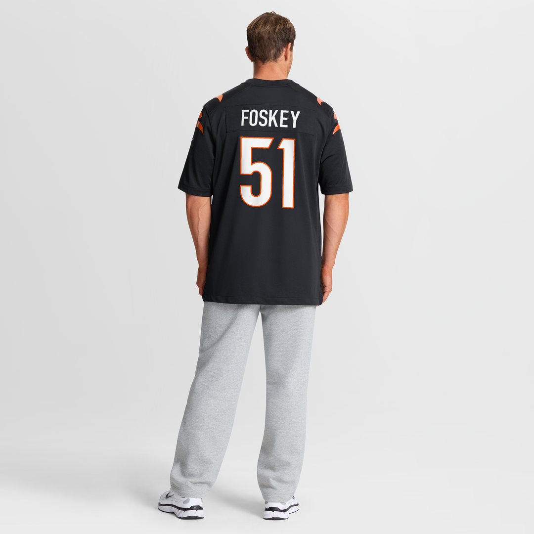 Men's Cincinnati Bengals Isaiah Foskey Nike Black Team Game product image 8
