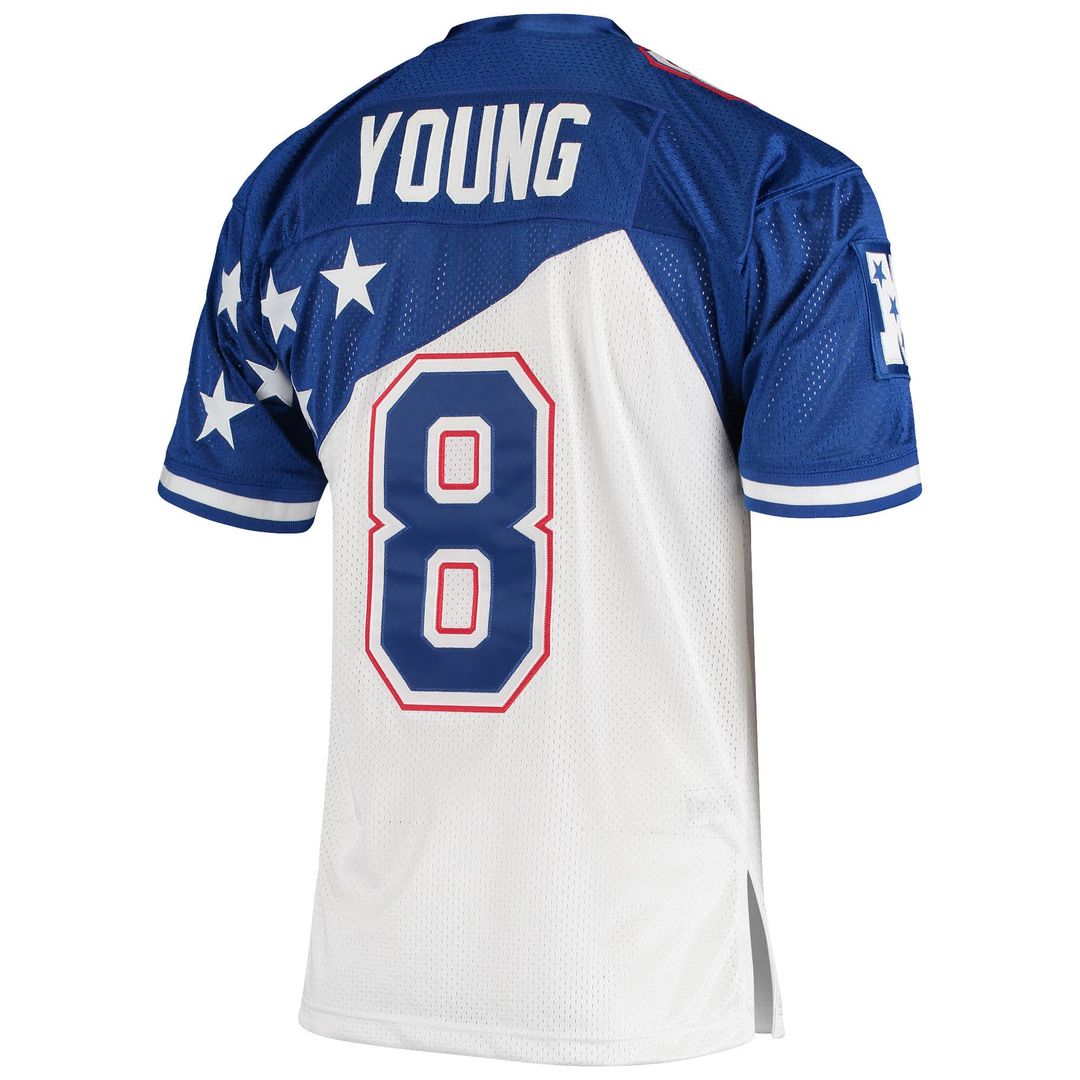 Men's NFC Steve Young Mitchell & Ness White/Blue 1994 Pro product image 3