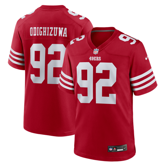 Men's San Francisco 49ers Osa Odighizuwa Nike Scarlet Team product image 1