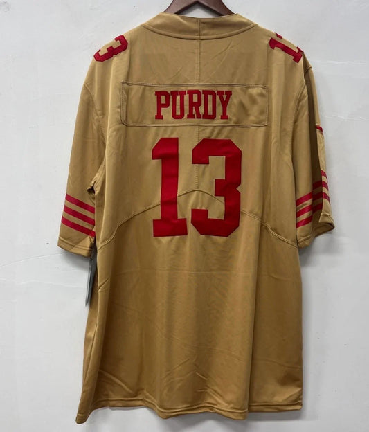 Brock Purdy San Francisco 49ers Official NFL NIKE Jersey Gold product image 1, provided for visual reference and product