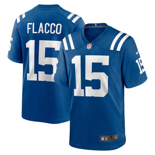 Joe Flacco Indianapolis Colts Official NFL Nike jersey product image 1, provided for visual reference and product detail