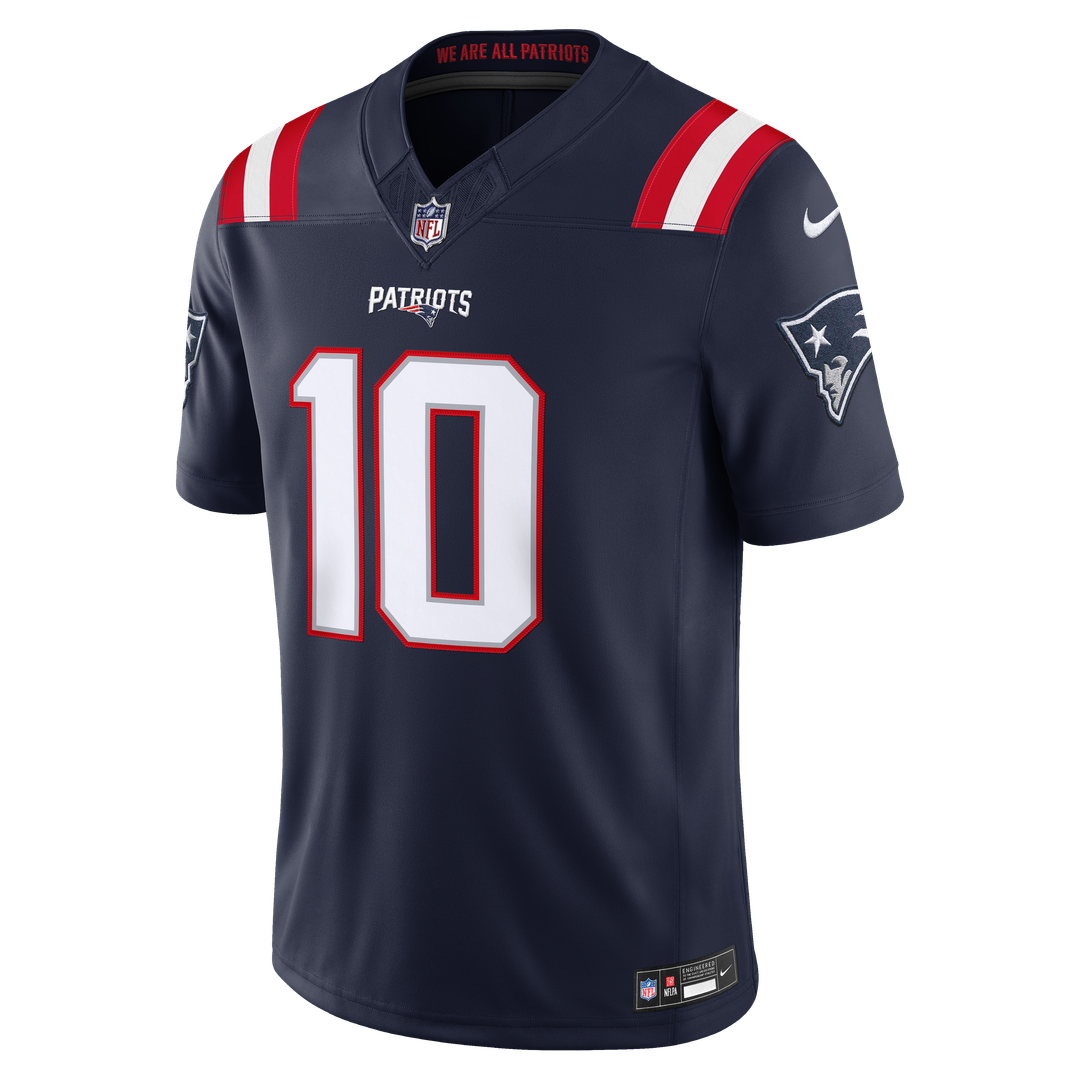 Men's New England Patriots Drake Maye Nike Navy Team Vapor product image 6