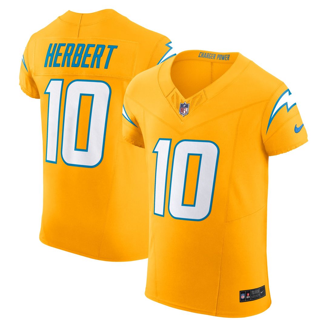 Men's Los Angeles Chargers Justin Herbert Nike Gold product image 1