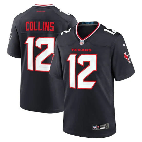 Nico Collins Houston Texans official NFL Nike jersey product image 1, provided for visual reference and product detail review