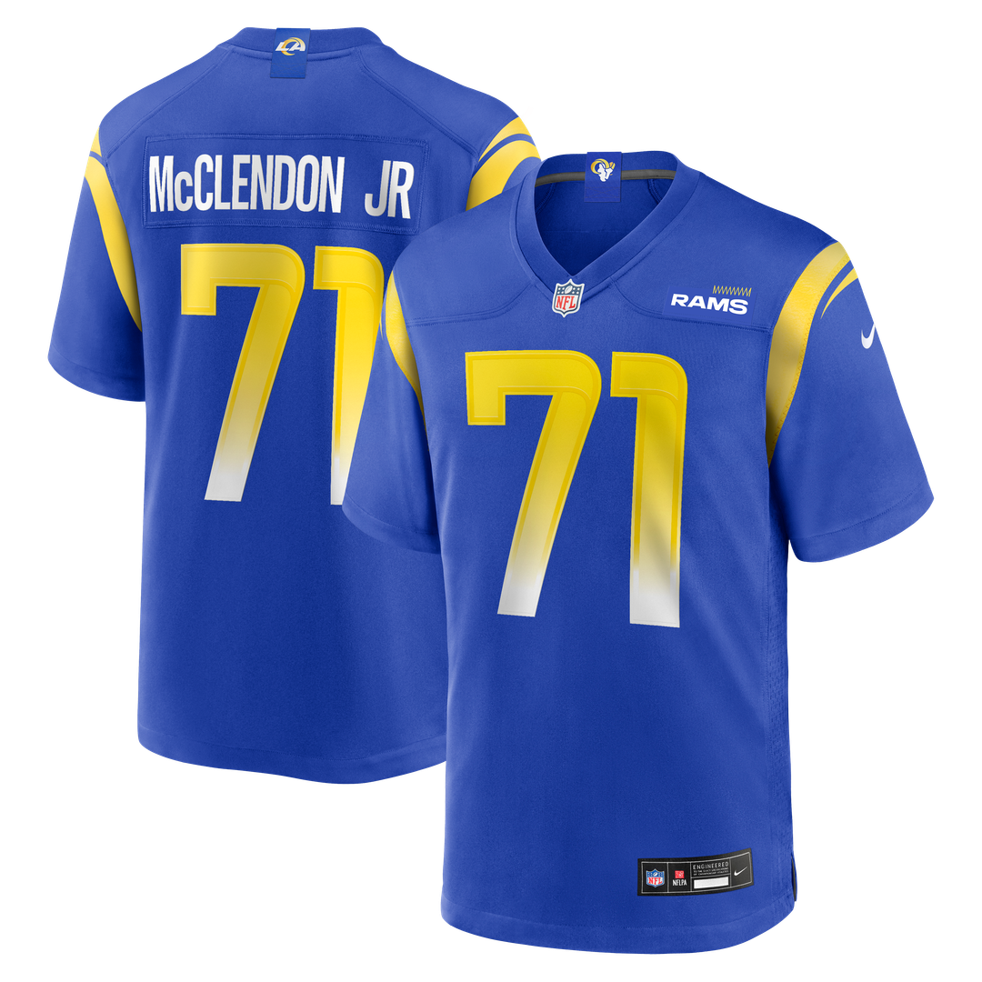 Men's Los Angeles Rams Warren McClendon Jr. Nike Royal Team product image 1