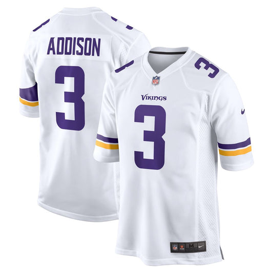 Men's Minnesota Vikings Jordan Addison Nike White Away Game product image 1