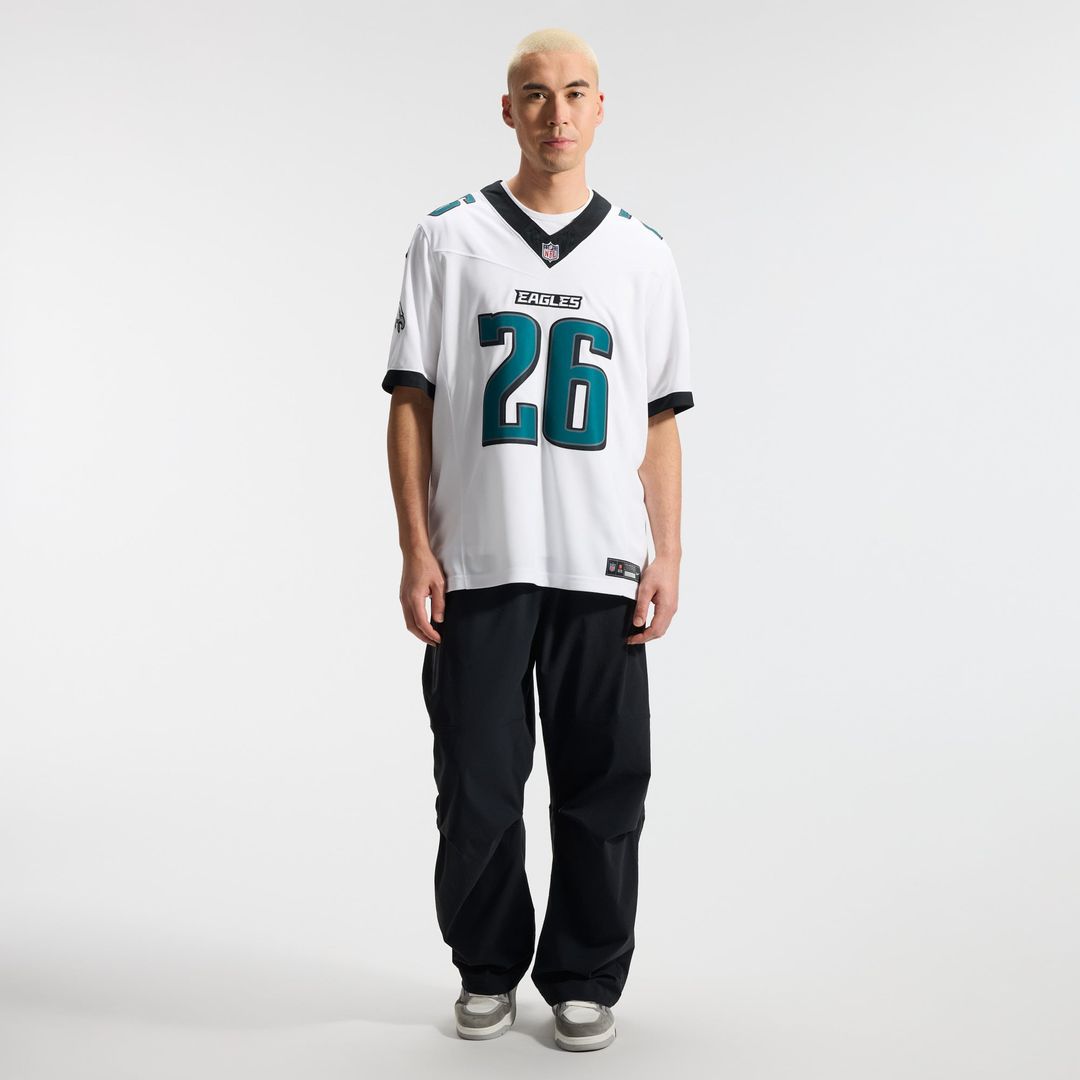 Men's Philadelphia Eagles Saquon Barkley Nike White Vapor product image 4