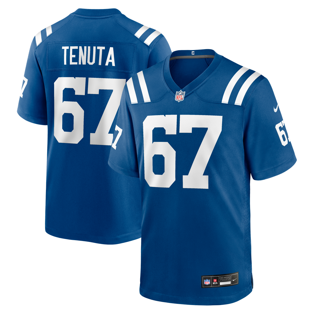 Men's Indianapolis Colts Luke Tenuta Nike Royal Team Game product image 1