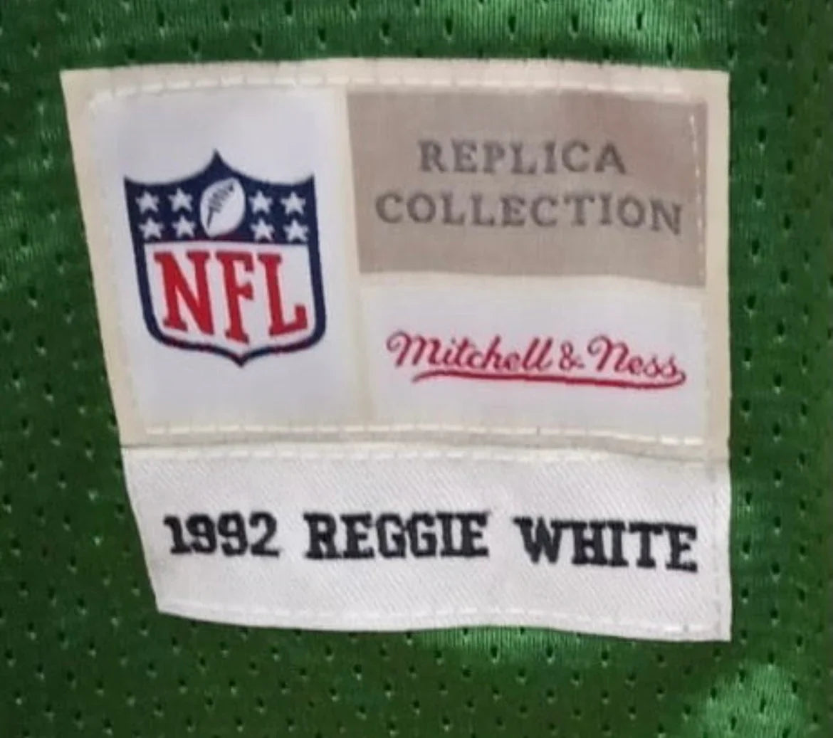 Reggie White YOUTH KIDS Philadelphia Eagles Mitchell & Ness Jersey product image 2, provided for visual reference and