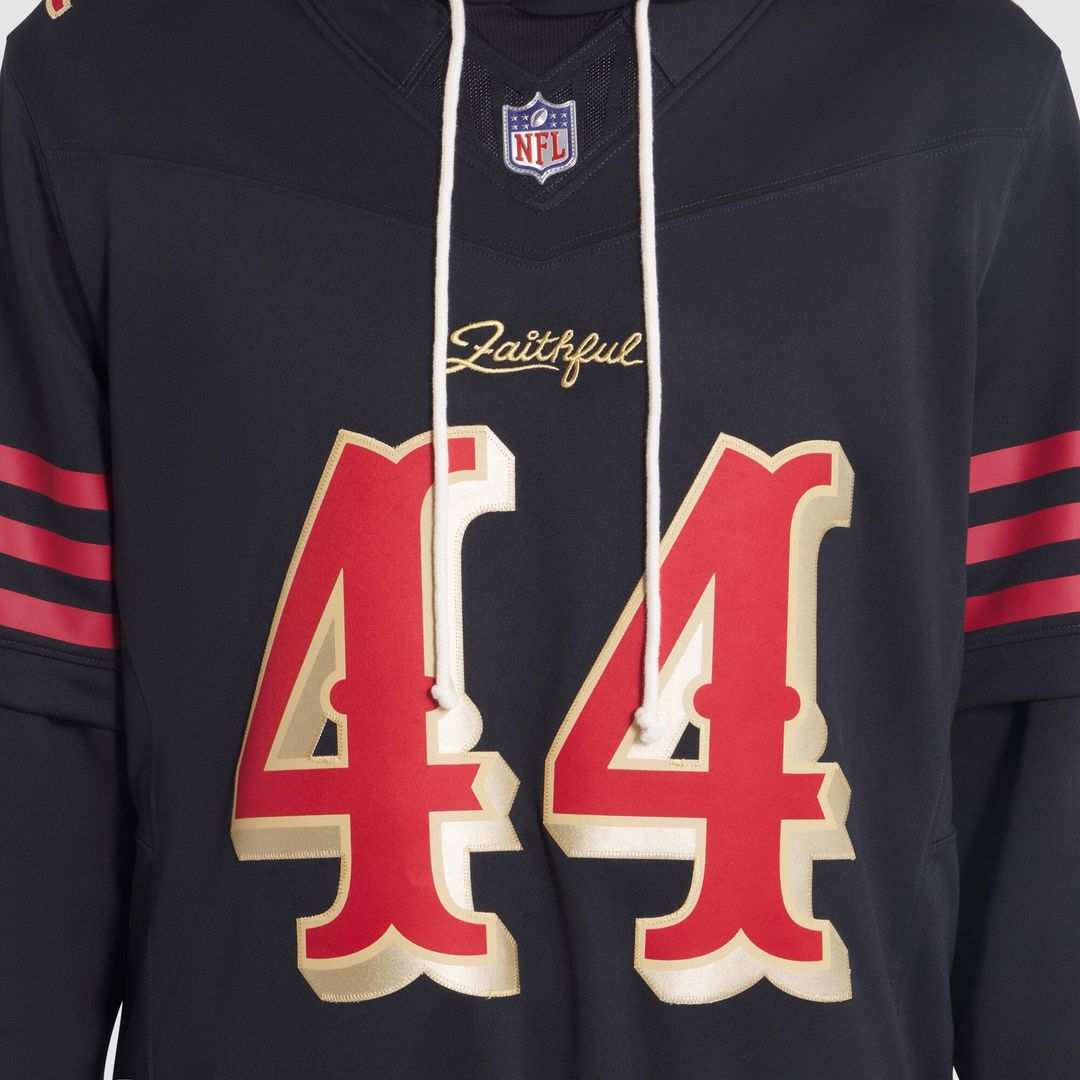 Men's San Francisco 49ers Kyle Juszczyk Nike Black product image 6