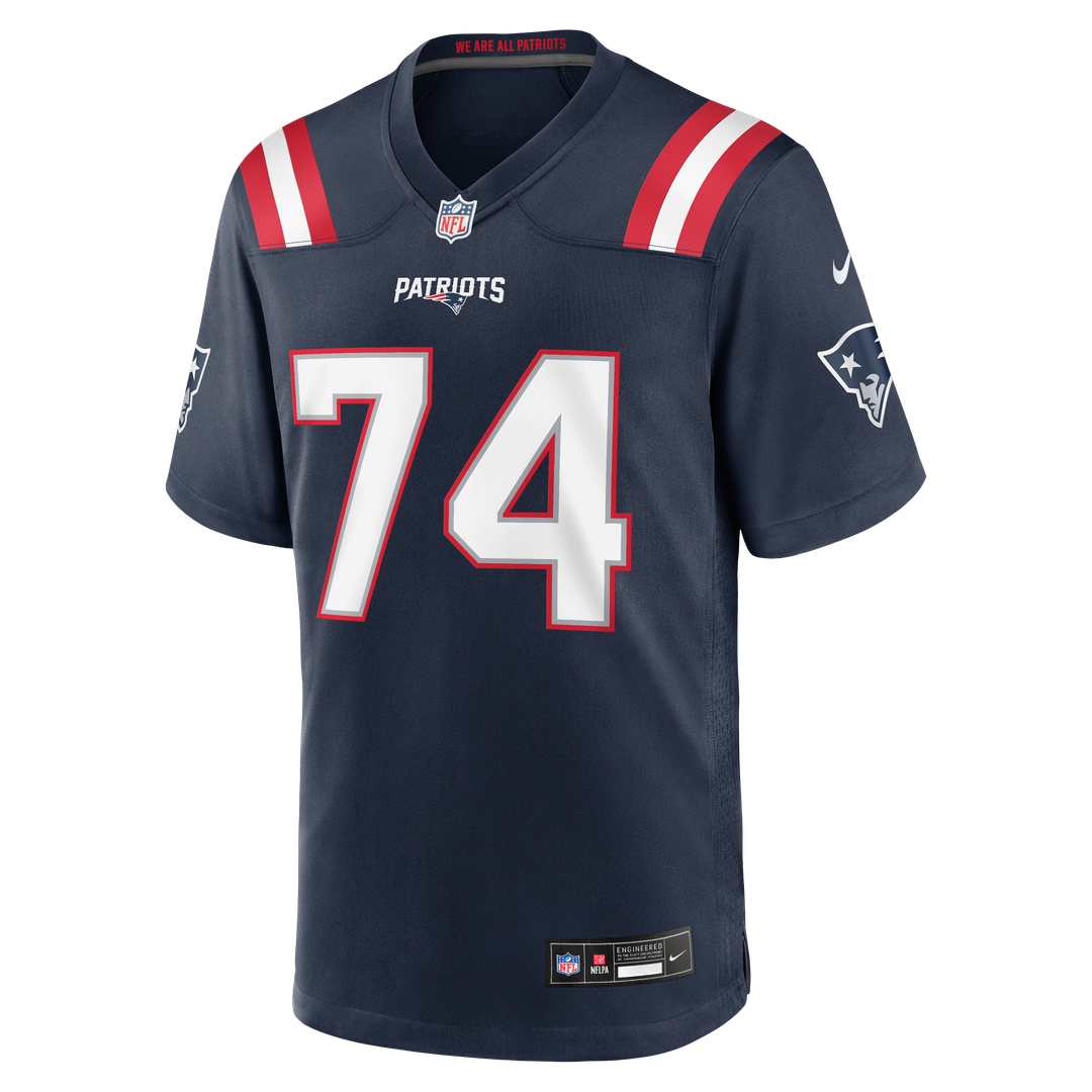 Men's New England Patriots Caleb Lomu Nike Navy Team Game product image 4