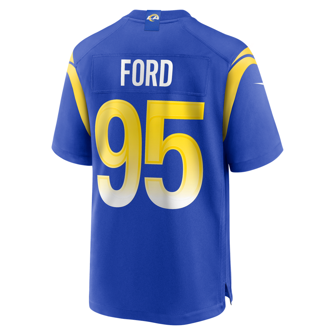 Men's Los Angeles Rams Poona Ford Nike Royal Team Game product image 3