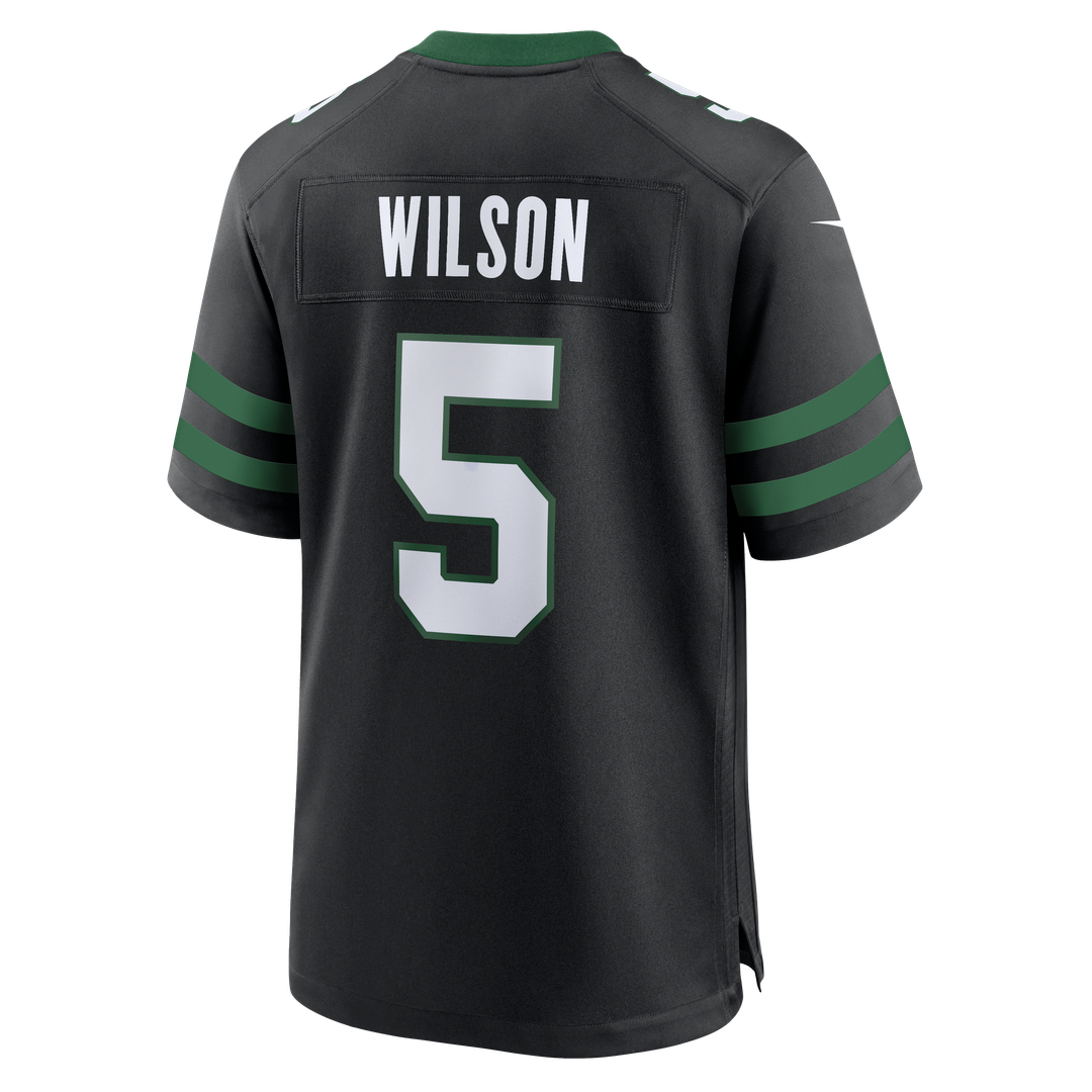 Men's New York Jets Garrett Wilson Nike Legacy Black product image 7