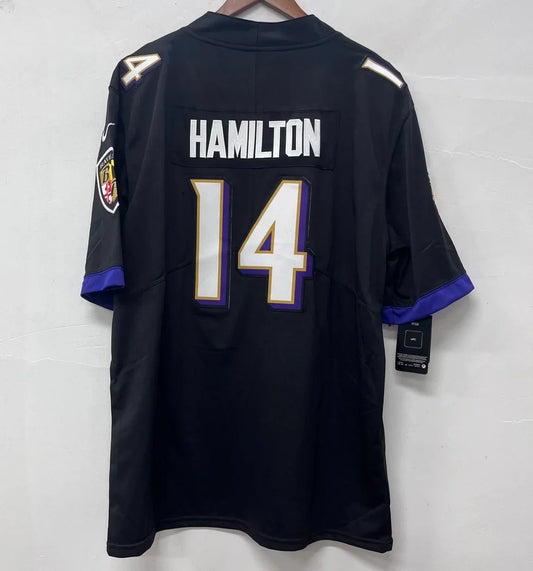 Kyle Hamilton Baltimore Ravens Official NFL Jersey Nike black product image 1, provided for visual reference and product