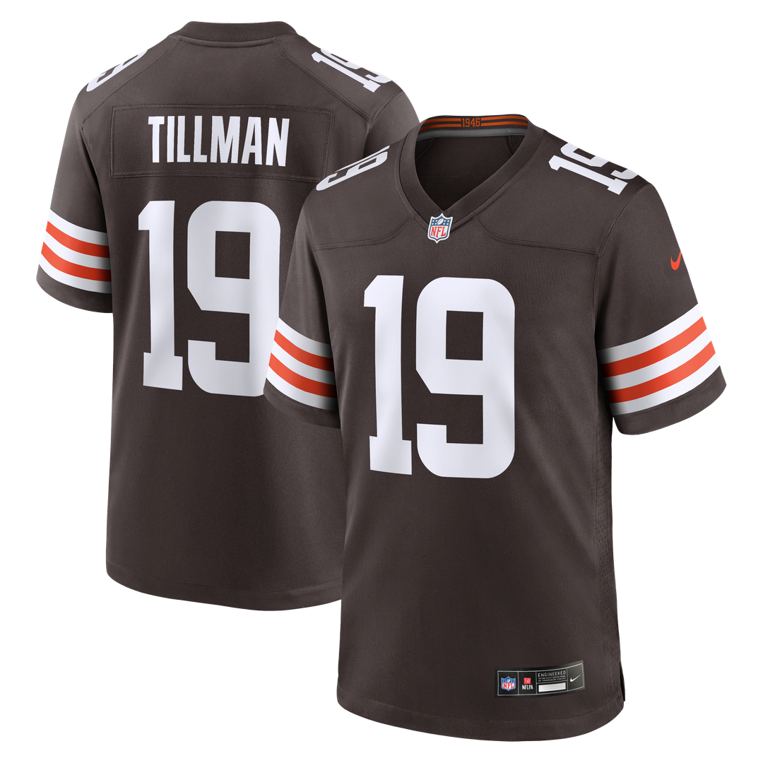 Men's Cleveland Browns Cedric Tillman Nike Brown Game Jersey product image 1