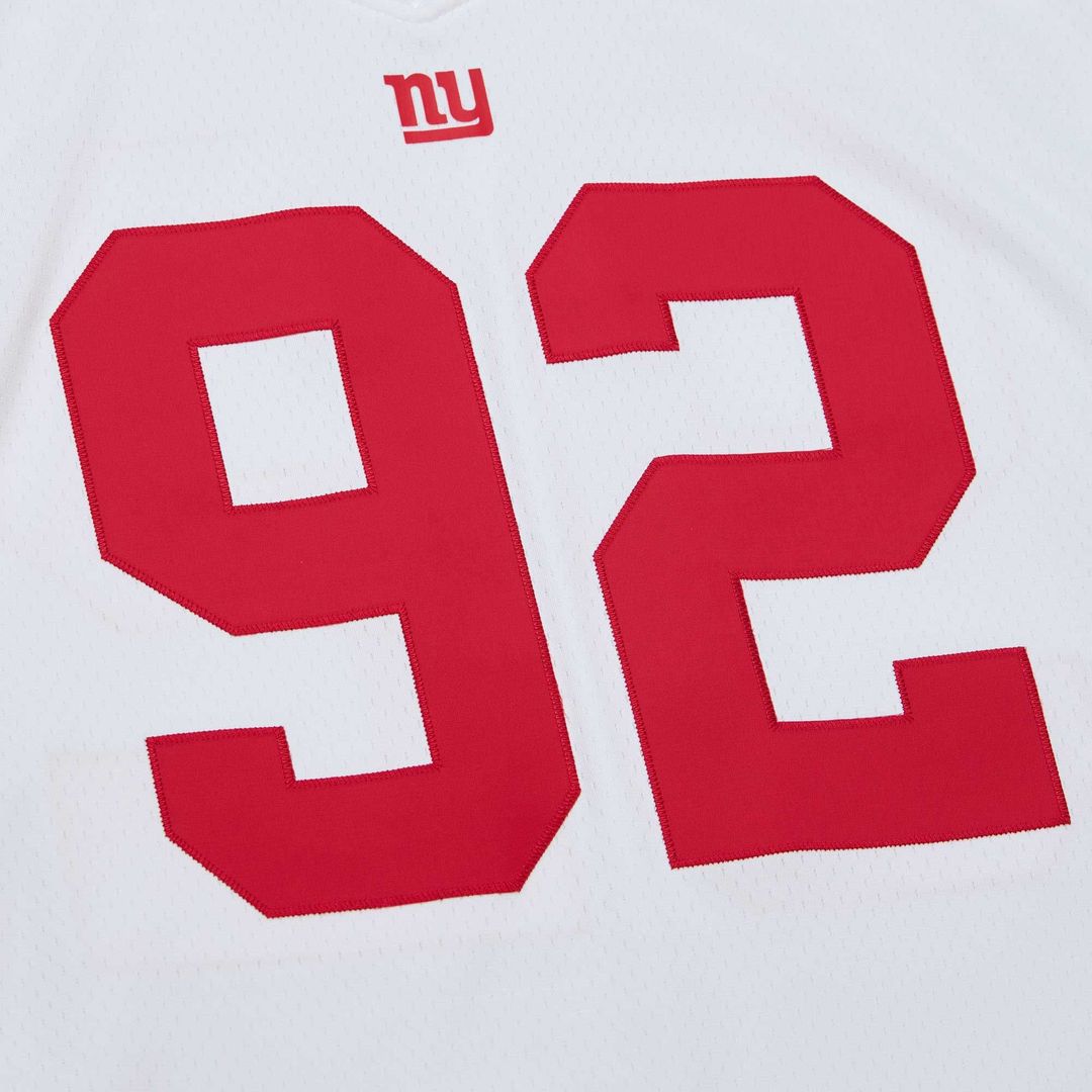 Men's New York Giants Michael Strahan Mitchell & Ness White product image 5