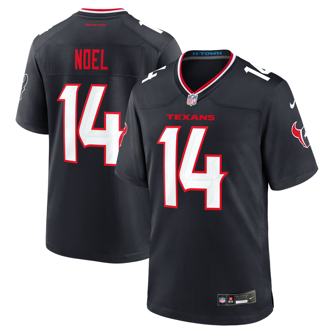 Men's Houston Texans Jaylin Noel Nike Navy Team Game Jersey product image 1