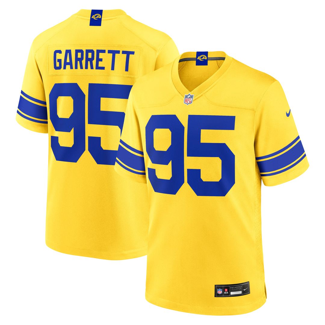 Men's Los Angeles Rams Myles Garrett Nike Royal Game Jersey product image 7