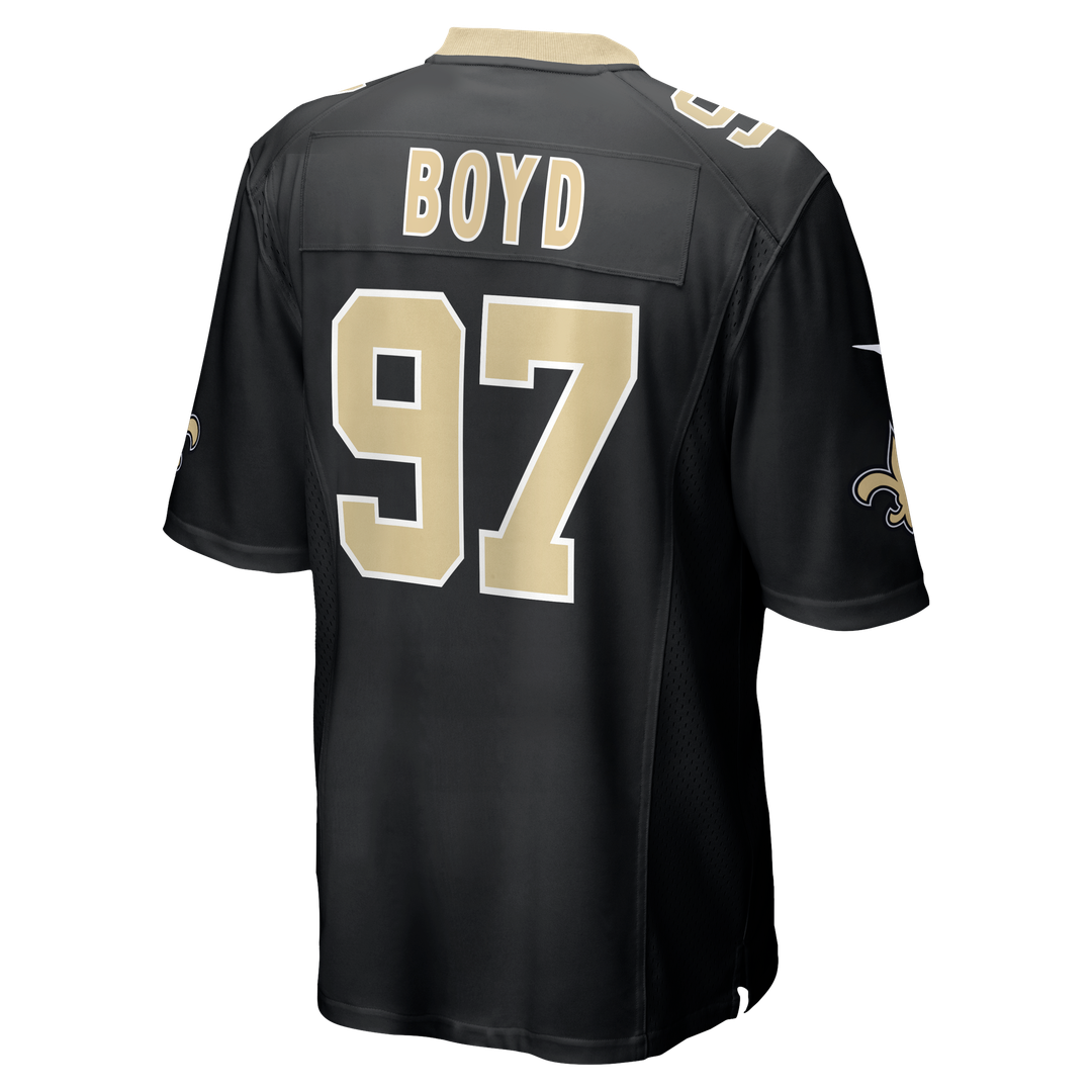 Men's New Orleans Saints Khristian Boyd Nike Black Game product image 3