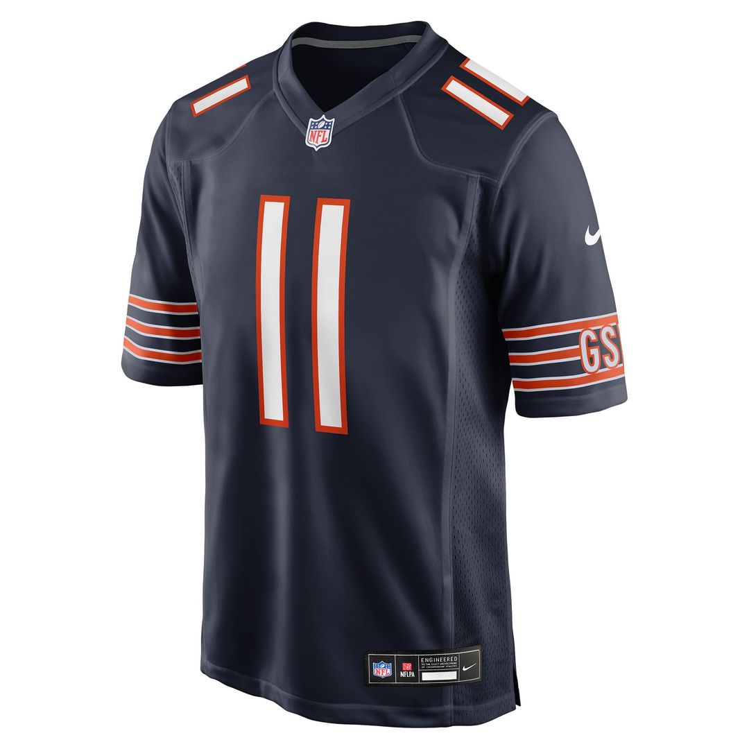 Men's Chicago Bears Case Keenum Nike Navy Team Game Jersey product image 2