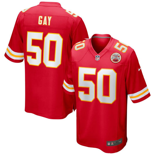 Men's Kansas City Chiefs Willie Gay Nike Red Game Jersey product image 1